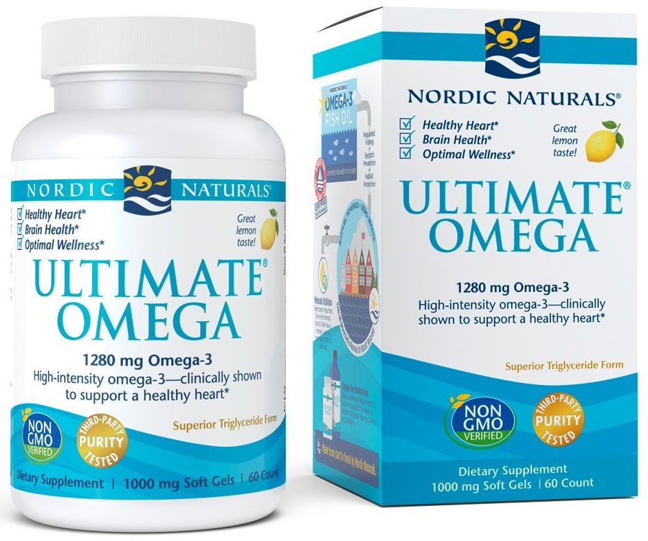 Ultimate Omega, 1280mg Lemon Flavor - 60 softgels versandkostenfrei/portofrei bestellen/kaufen