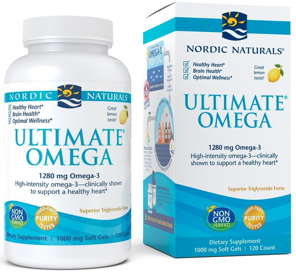 Ultimate Omega, 1280mg Lemon Flavor - 120 softgels versandkostenfrei/portofrei bestellen/kaufen