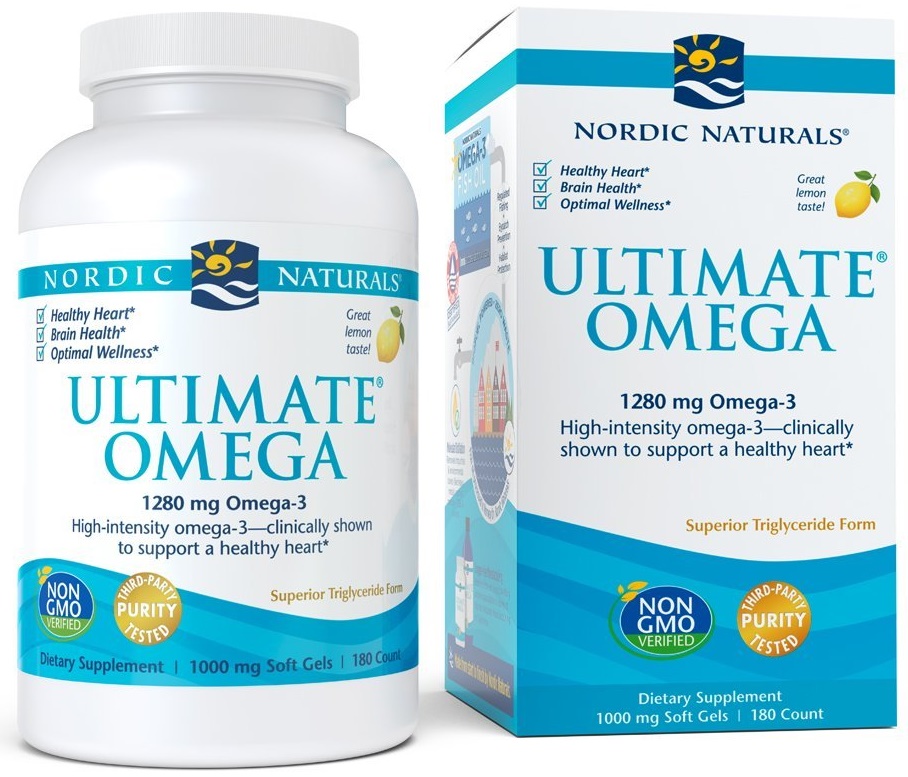 Ultimate Omega, 1280mg Lemon Flavor - 180 softgels versandkostenfrei/portofrei bestellen/kaufen