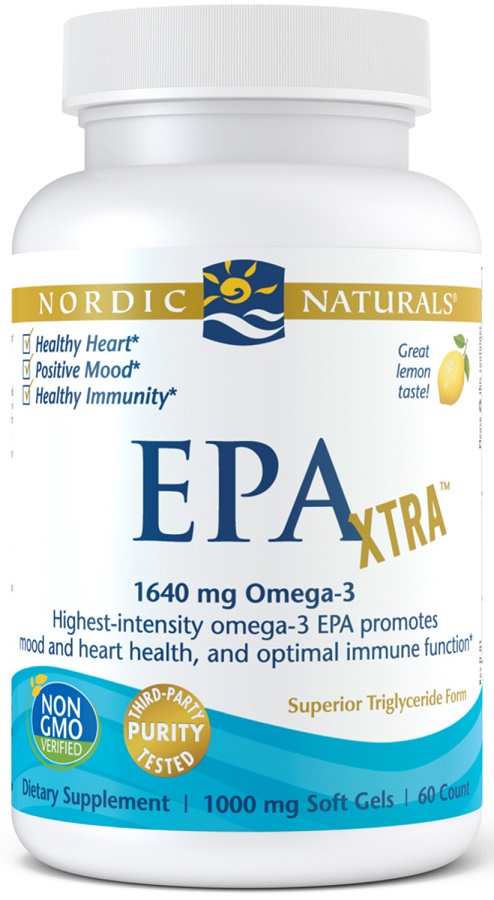 EPA Xtra, 1640mg Lemon - 60 softgels versandkostenfrei/portofrei bestellen/kaufen