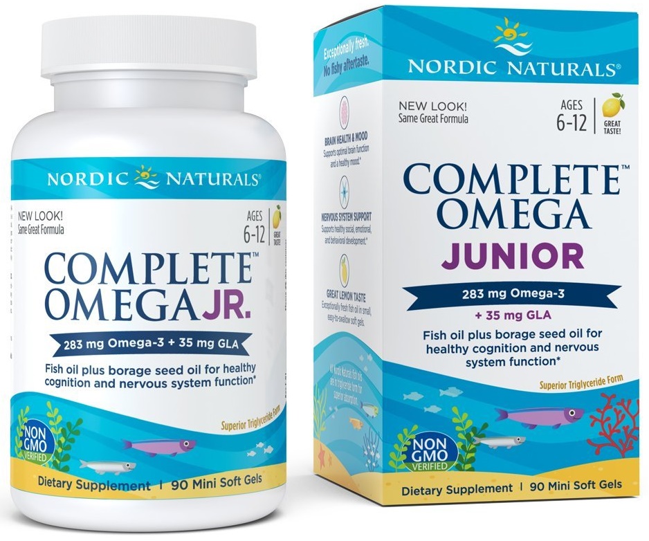 Complete Omega Junior, 283mg Lemon - 90 softgels versandkostenfrei/portofrei bestellen/kaufen