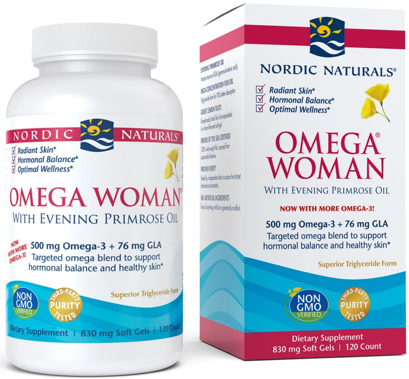 Omega Woman, 500mg - 120 softgels versandkostenfrei/portofrei bestellen/kaufen