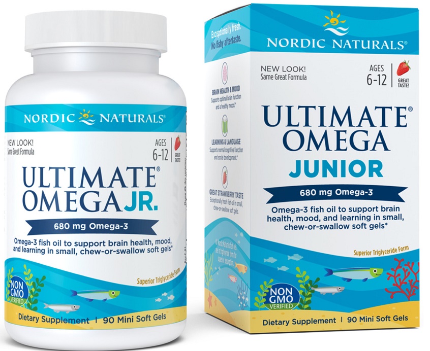 Ultimate Omega Junior, 680mg - 90 softgels versandkostenfrei/portofrei bestellen/kaufen
