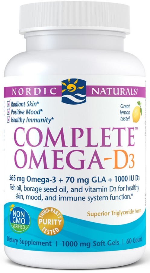 Complete Omega-D3, 565mg Lemon - 60 softgels versandkostenfrei/portofrei bestellen/kaufen