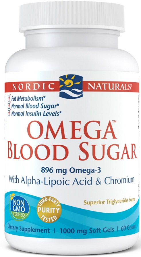 Omega Blood Sugar, 896mg - 60 softgels versandkostenfrei/portofrei bestellen/kaufen