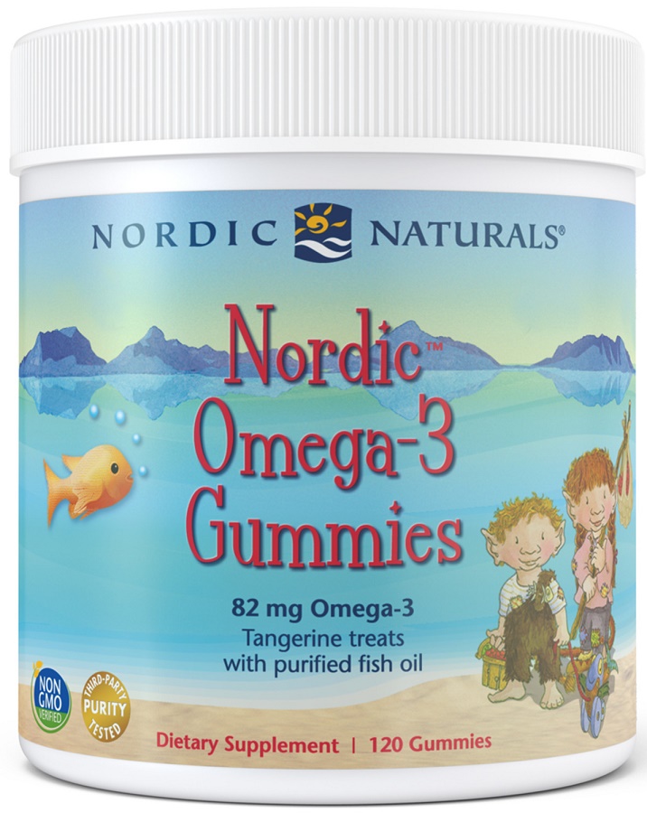 Nordic Omega-3 Gummies, 82mg Tangerine Treats - 120 gummies versandkostenfrei/portofrei bestellen/kaufen