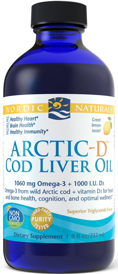 Arctic-D Cod Liver Oil, Lemon - 237 ml. versandkostenfrei/portofrei bestellen/kaufen