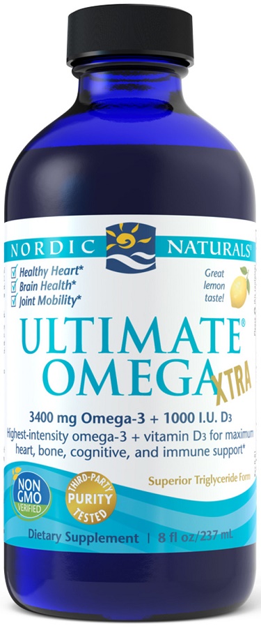 Ultimate Omega Xtra, 3400mg Lemon - 237 ml. versandkostenfrei/portofrei bestellen/kaufen
