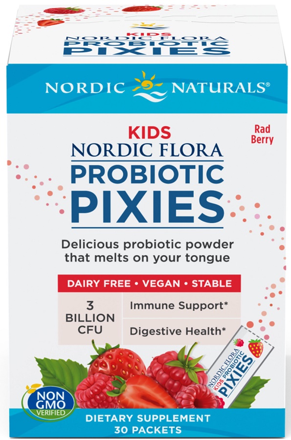 Nordic Flora Kids Probiotic Pixies, 3 Billion CFU Rad Berry - 30 Packets versandkostenfrei/portofrei bestellen/kaufen