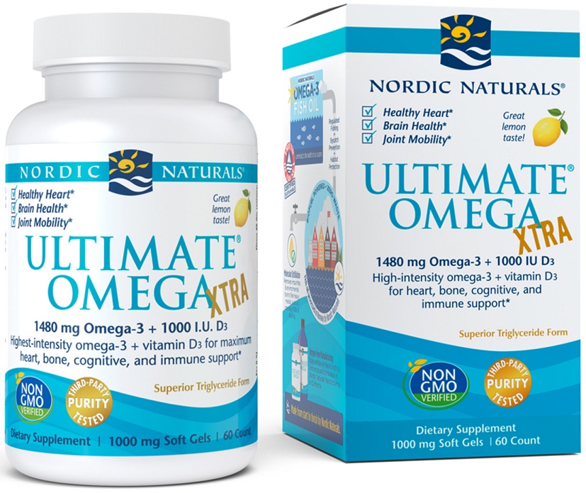 Ultimate Omega Xtra, 1480mg Lemon - 60 softgels versandkostenfrei/portofrei bestellen/kaufen