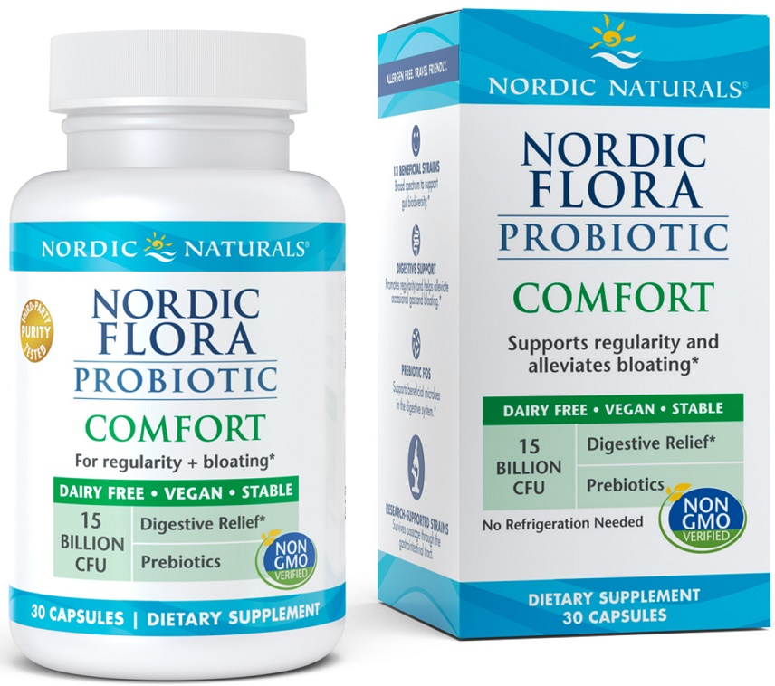 Nordic Flora Probiotic Comfort, 15 billion CFU - 30 caps versandkostenfrei/portofrei bestellen/kaufen