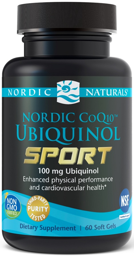 Nordic CoQ10 Ubiquinol Sport, 100mg - 60 softgels versandkostenfrei/portofrei bestellen/kaufen