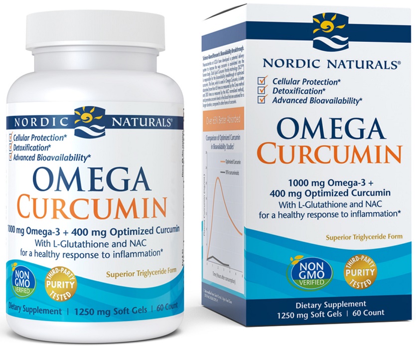 Omega Curcumin, 1000mg - 60 softgels versandkostenfrei/portofrei bestellen/kaufen