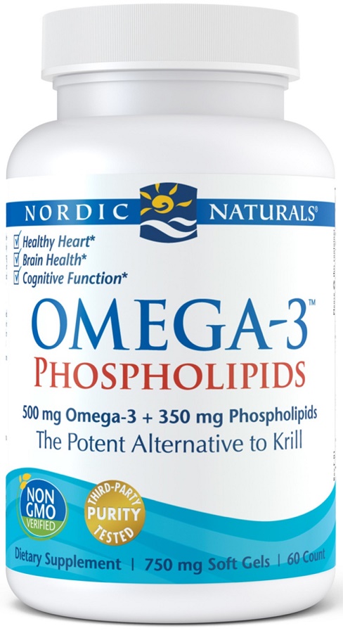 Omega-3 Phospholipids, 500mg - 60 softgels versandkostenfrei/portofrei bestellen/kaufen