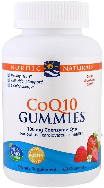 CoQ10 Gummies, 100mg Strawberry - 60 gummies versandkostenfrei/portofrei bestellen/kaufen