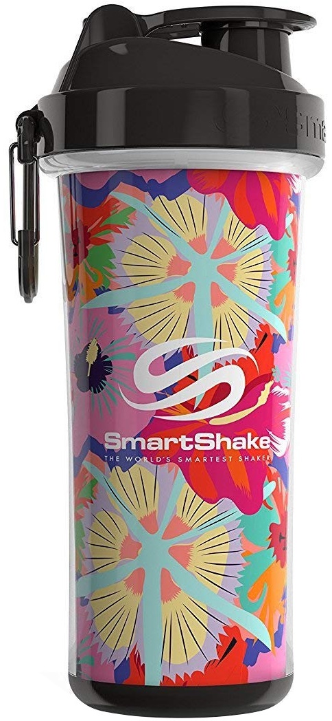 Double Wall Shaker Cup, Flower (Tropical Red) - 750 ml. versandkostenfrei/portofrei bestellen/kaufen