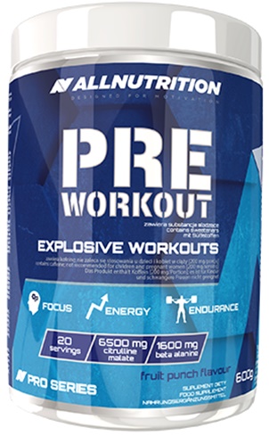 Pre Workout, Fruit Punch - 600g versandkostenfrei/portofrei bestellen/kaufen