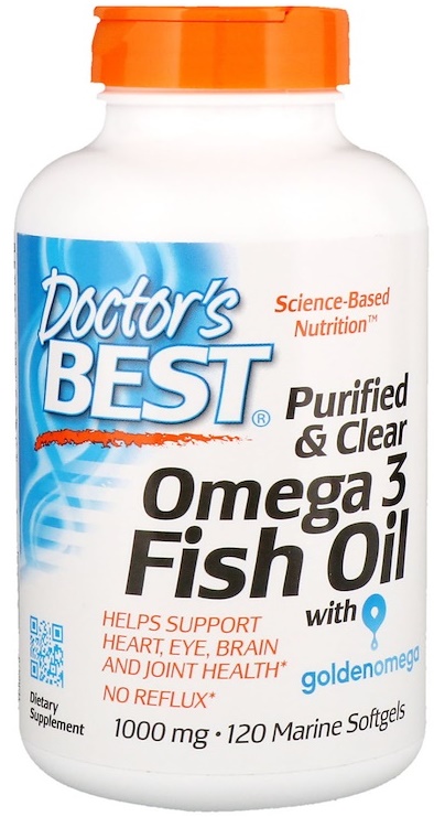 Purified & Clear Omega 3 Fish Oil, 1000mg - 120 marine softgels versandkostenfrei/portofrei bestellen/kaufen