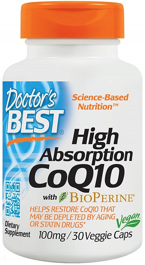 High Absorption CoQ10 with BioPerine, 100mg - 30 vcaps versandkostenfrei/portofrei bestellen/kaufen