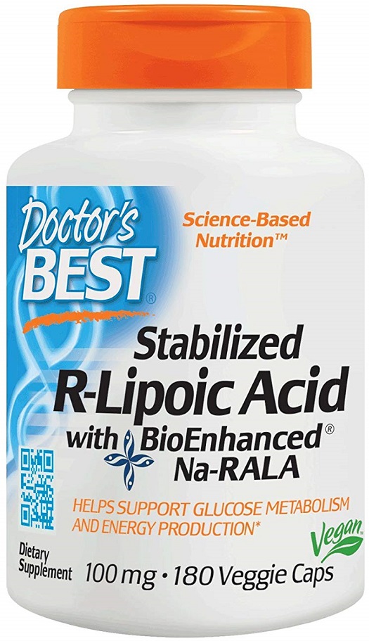 Stabilized R-Lipoic Acid with BioEnhanced Na-RALA, 100mg - 180 vcaps versandkostenfrei/portofrei bestellen/kaufen