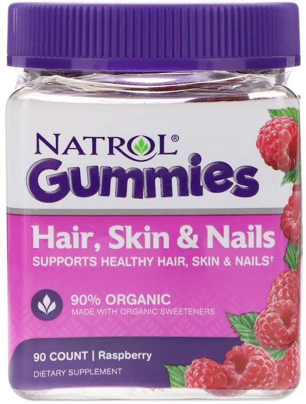 Hair, Skin & Nails Gummies, Raspberry - 90 gummies versandkostenfrei/portofrei bestellen/kaufen
