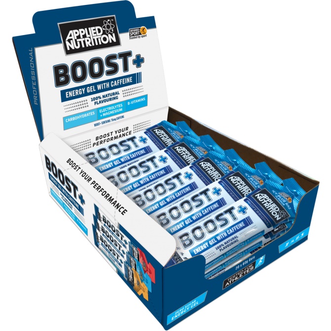 Boost+ Isotonic Energy Gel with Caffeine, Icy Blue Raz - 20 x 60 ml. versandkostenfrei/portofrei bestellen/kaufen