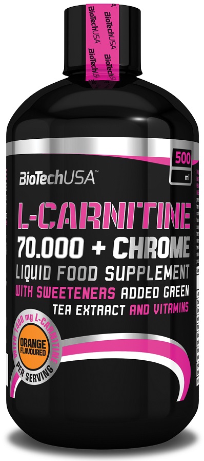 L-Carnitine 70.000 + Chrome, Orange - 500 ml. versandkostenfrei/portofrei bestellen/kaufen