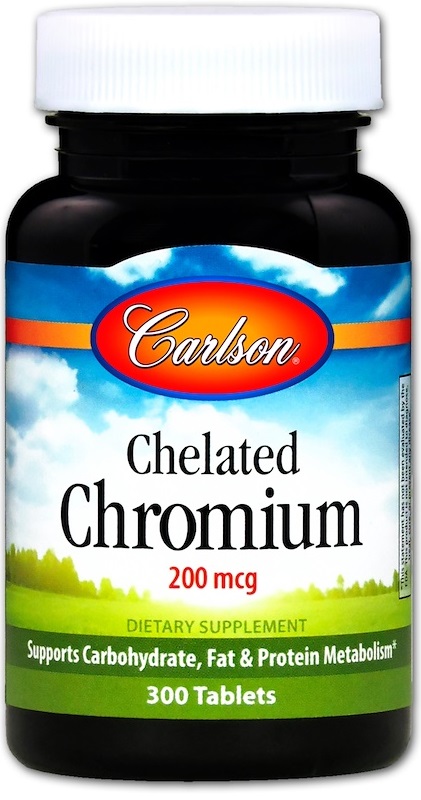Chelated Chromium, 200mcg - 300 tabs versandkostenfrei/portofrei bestellen/kaufen