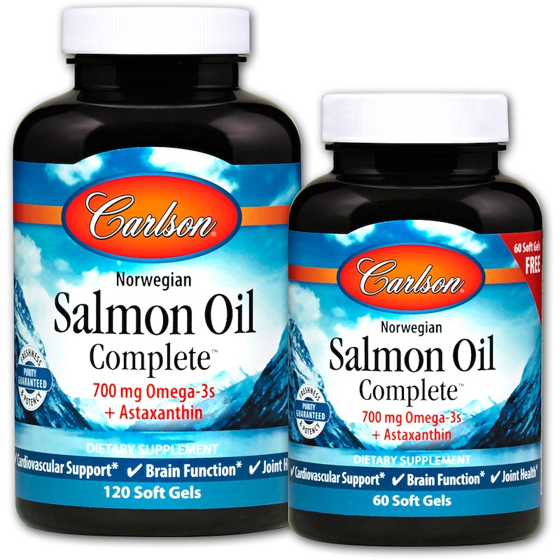 Salmon Oil Complete - 120 + 60 softgels versandkostenfrei/portofrei bestellen/kaufen