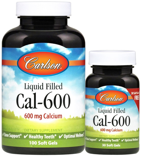 Liquid Cal-600, 600mg - 100 + 30 softgels versandkostenfrei/portofrei bestellen/kaufen