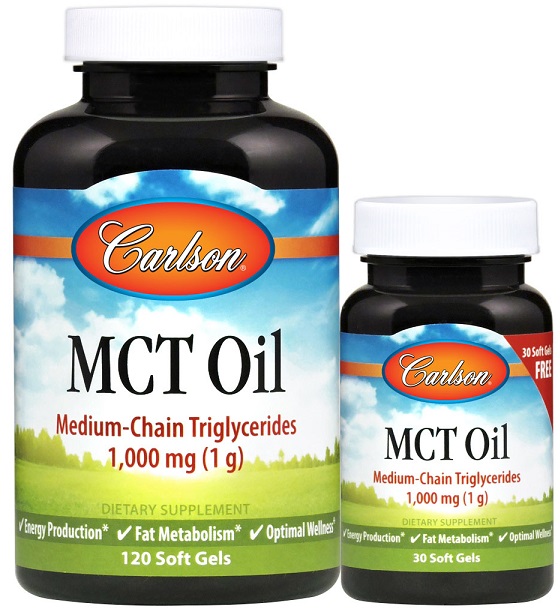 MCT Oil, 1000mg - 120 + 30 softgels versandkostenfrei/portofrei bestellen/kaufen