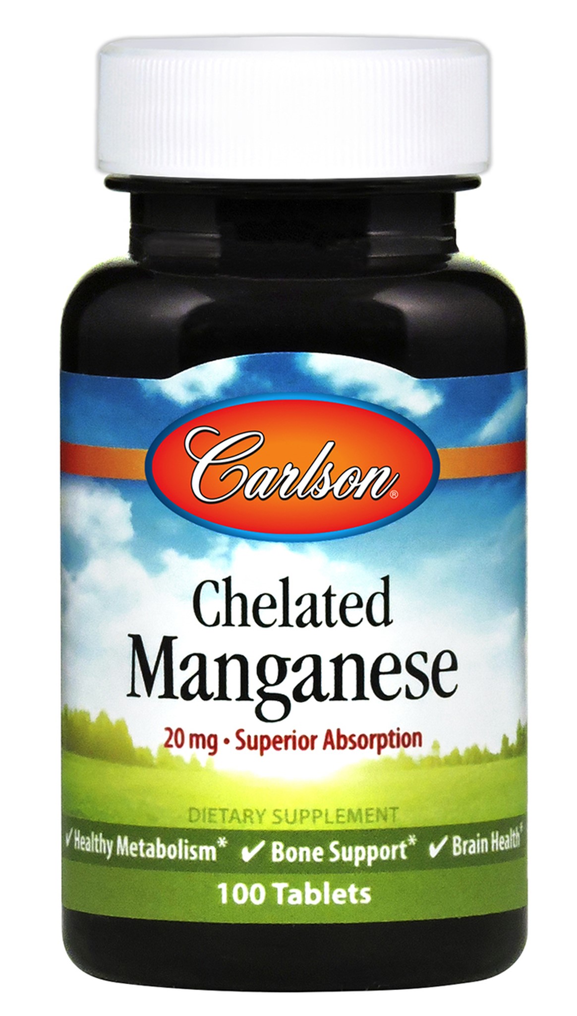 Chelated Manganese, 20mg - 100 Tabs versandkostenfrei/portofrei bestellen/kaufen