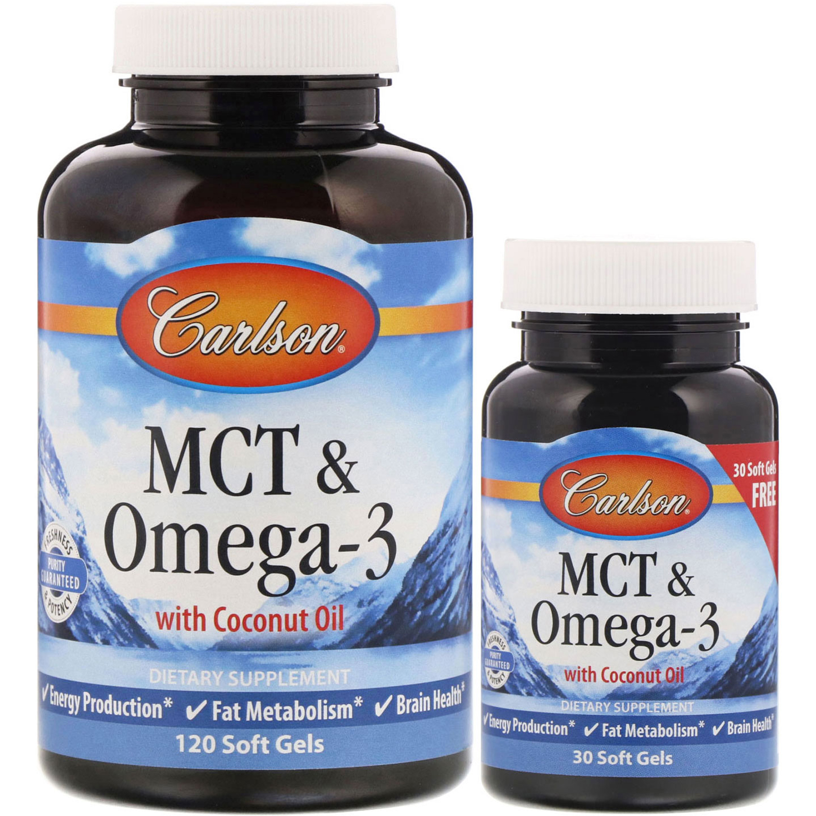 MCT & Omega-3 - 120 + 30 Softgels versandkostenfrei/portofrei bestellen/kaufen