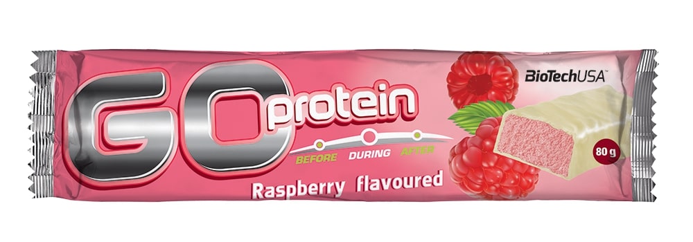 GO Protein Bar, Raspberry - 21 x 80g versandkostenfrei/portofrei bestellen/kaufen