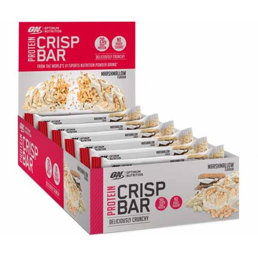 Protein Crisp Bar, Marshmallow - 10 x 65g versandkostenfrei/portofrei bestellen/kaufen