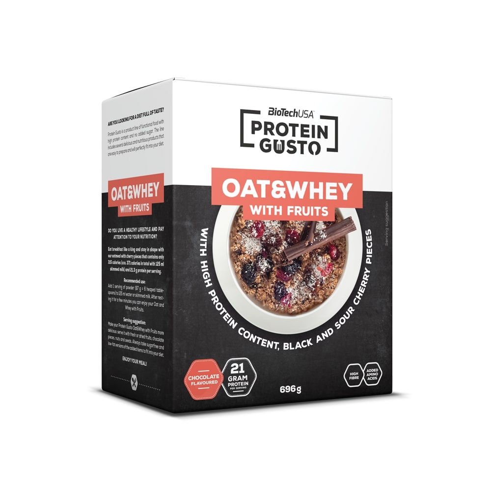 Oat & Whey with Fruits, Chocolate - 696g versandkostenfrei/portofrei bestellen/kaufen