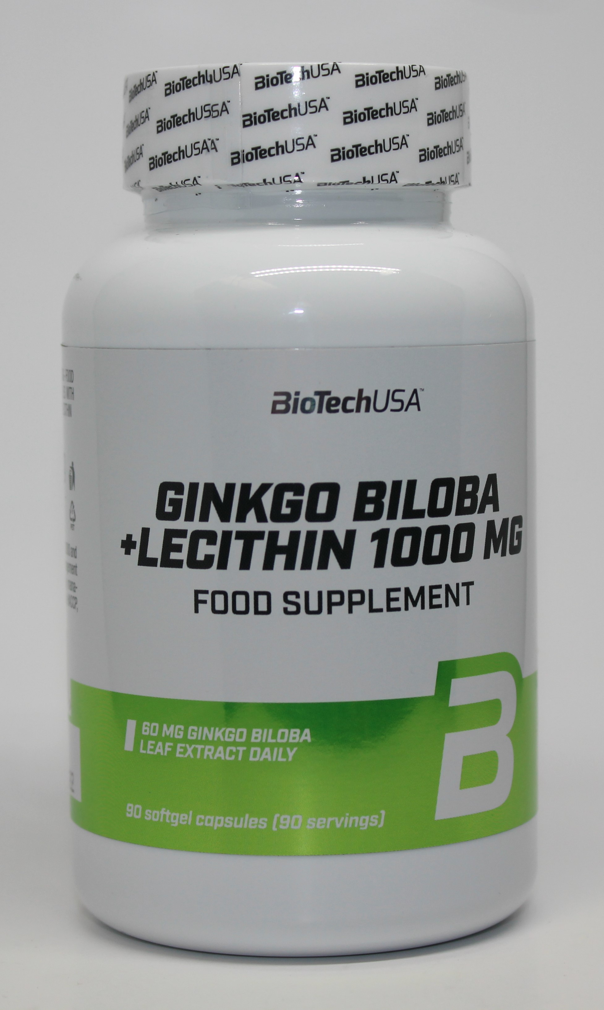 Ginkgo Biloba + Lecithin, 1000mg - 90 caps versandkostenfrei/portofrei bestellen/kaufen