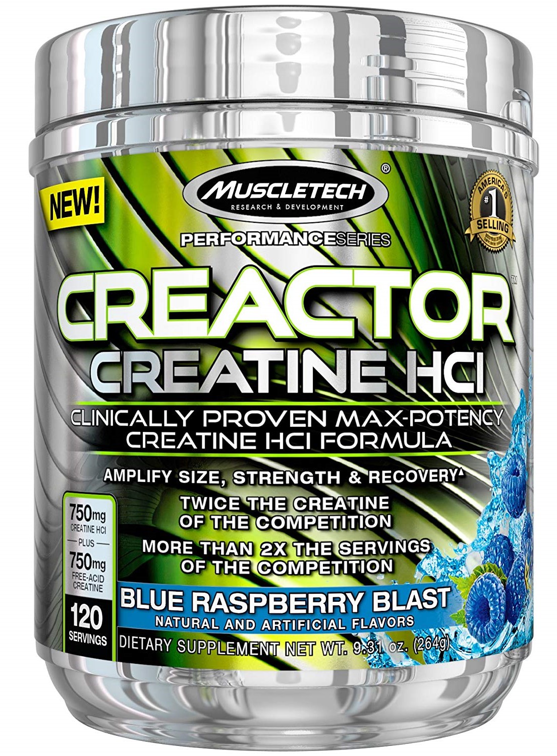 Creactor, Blue Raspberry Blast - 264g versandkostenfrei/portofrei bestellen/kaufen
