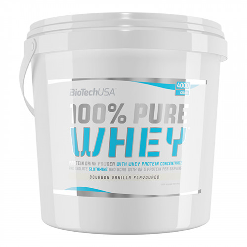 100% Pure Whey, Strawberry - 4000g versandkostenfrei/portofrei bestellen/kaufen