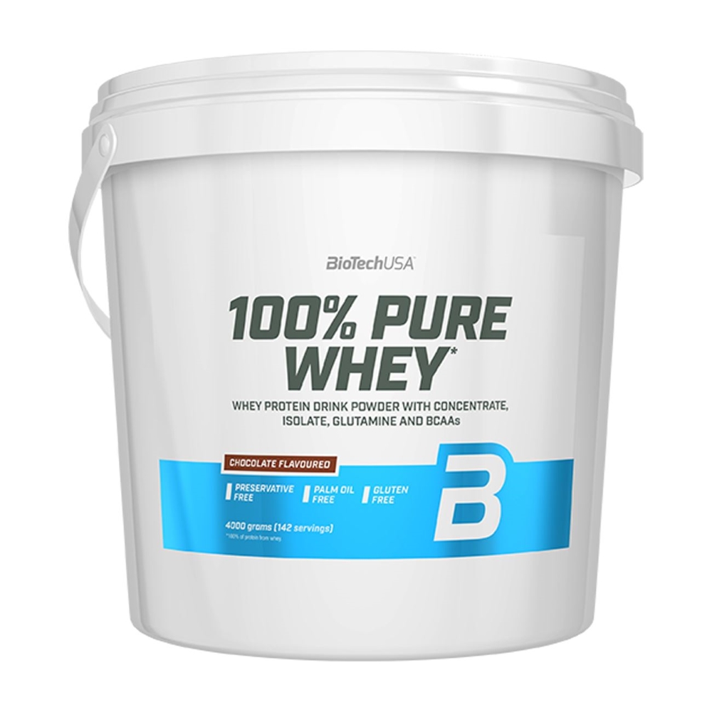 100% Pure Whey, Chocolate - 4000g versandkostenfrei/portofrei bestellen/kaufen
