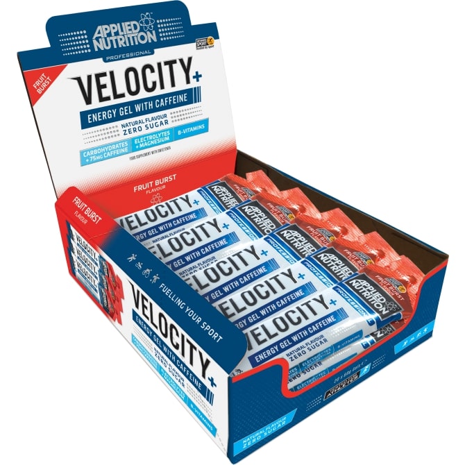 Velocity+ Energy Gel with Caffeine, Fruit Burst - 20 x 60g versandkostenfrei/portofrei bestellen/kaufen