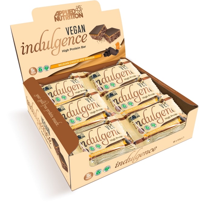 Vegan Indulgence Bar, Belgian Chocolate Orange - 12 x 50g versandkostenfrei/portofrei bestellen/kaufen