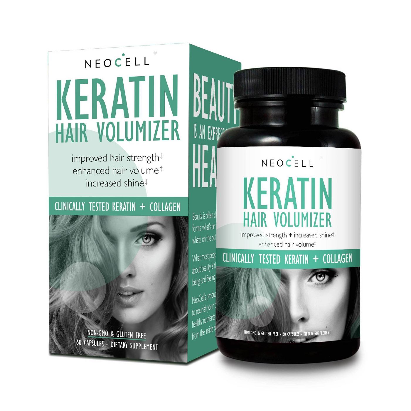 Keratin Hair Volumizer - 60 caps versandkostenfrei/portofrei bestellen/kaufen