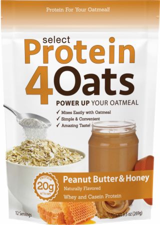 Select Protein 4 Oats, Peanut Butter & Honey - 269g versandkostenfrei/portofrei bestellen/kaufen
